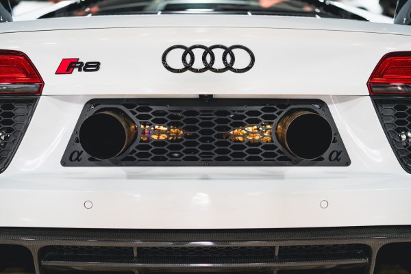 AMS Performance Audi R8 ALPHA TT Kit Center Exit Titanium Exhaust - Env 4