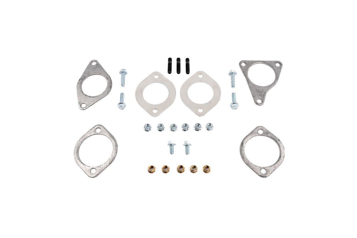 AMS Performance VR30 Replacement Lower Downpipe Gaskets and Hardware Kit - 1
